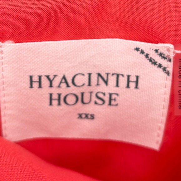 Hyacinth House Cozumel Pink Red Coral Reef Print Fringe Hem Midi Skirt XXS - Picture 3 of 16